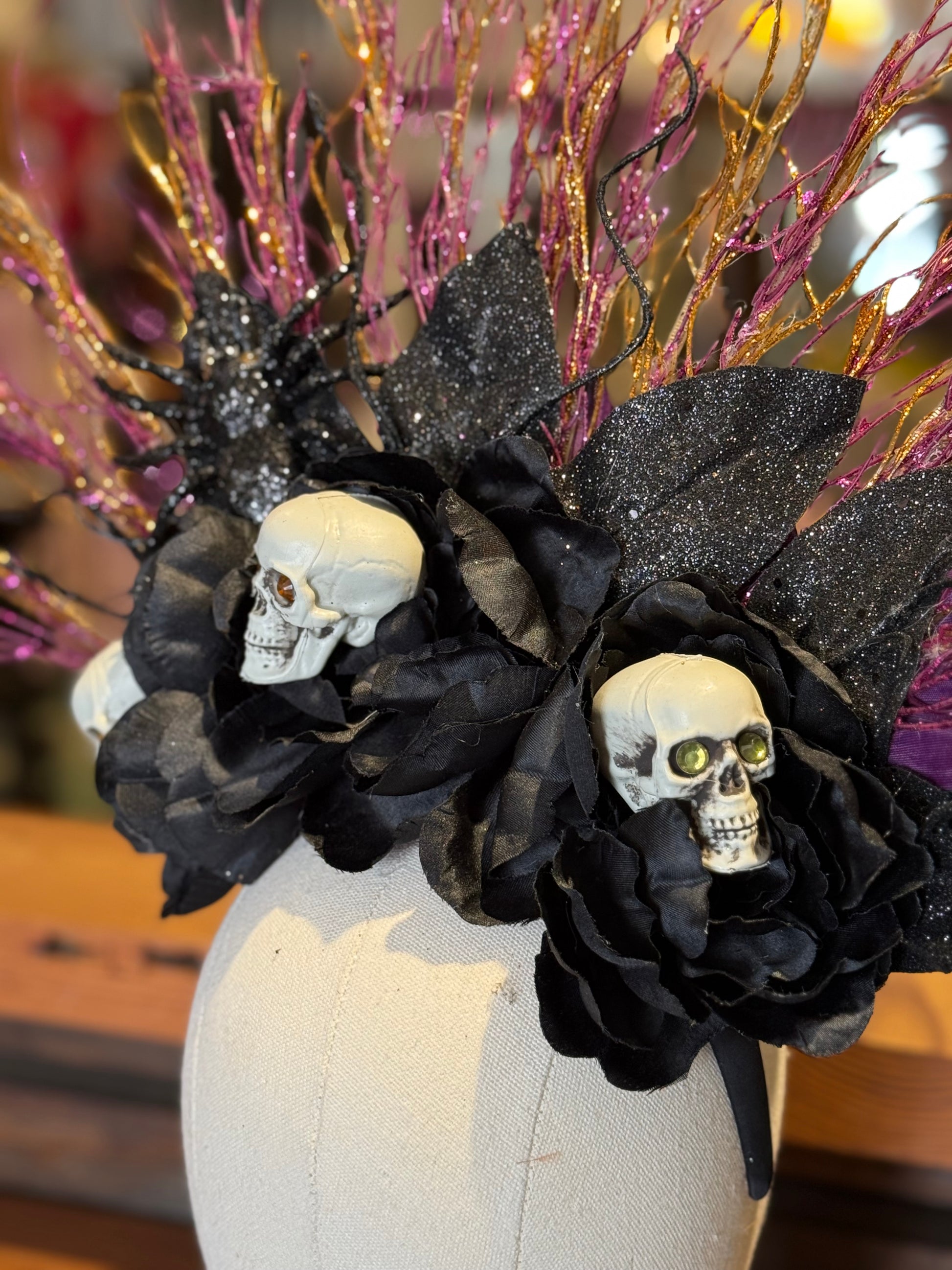 Three Skulls Headband