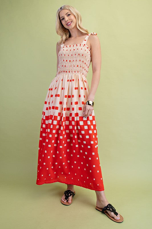 Pixel Dress - Sunkissed