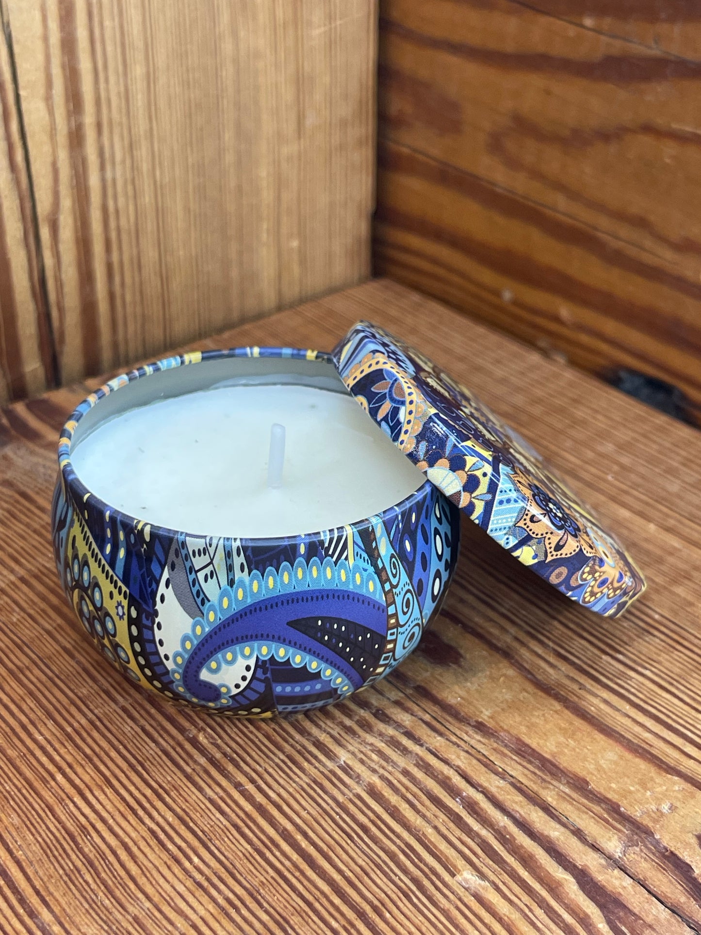 Lavender Paisley Mini Candle