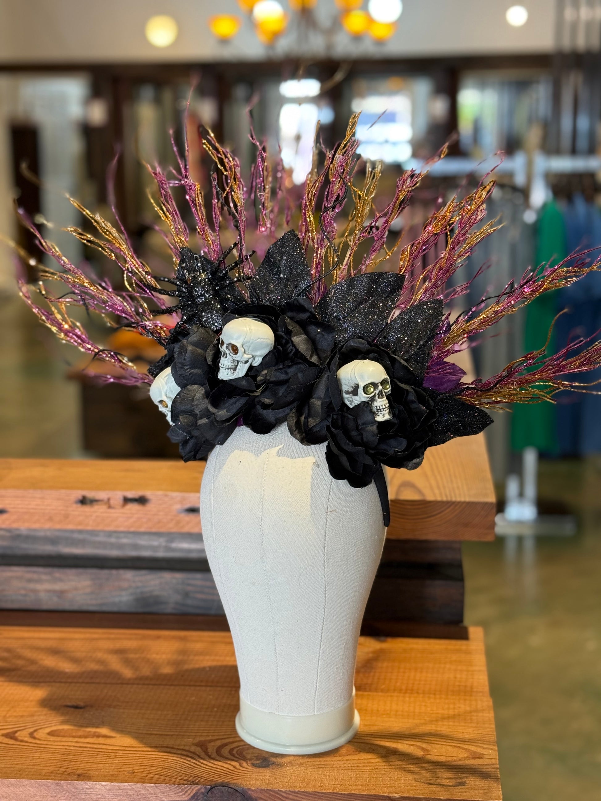Three Skulls Headband