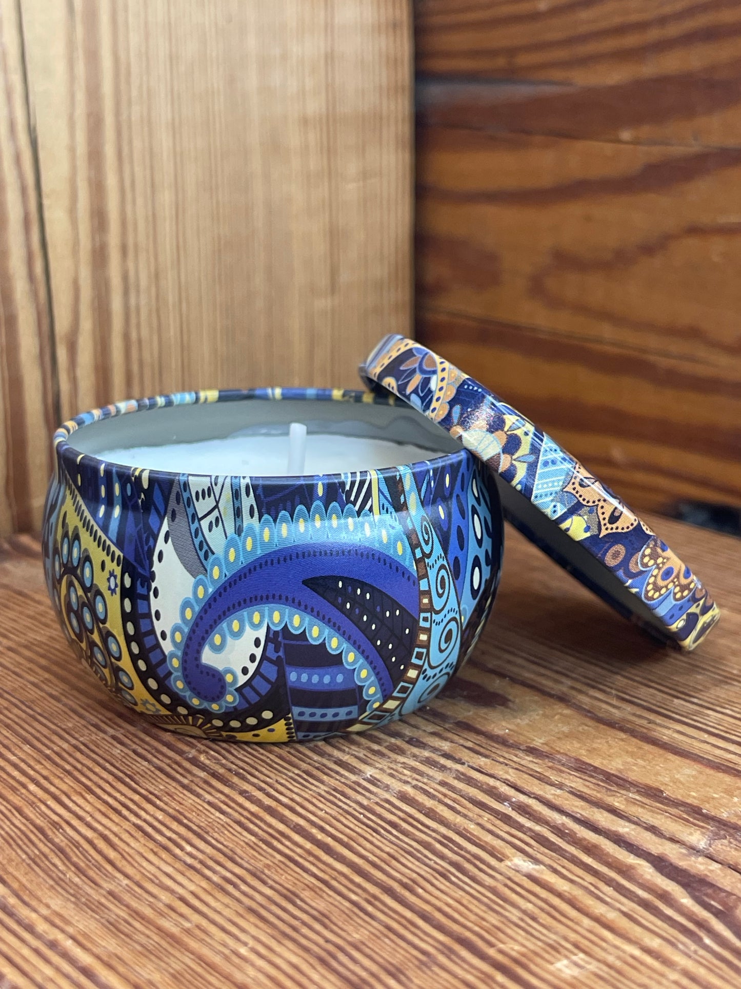 Lavender Paisley Mini Candle
