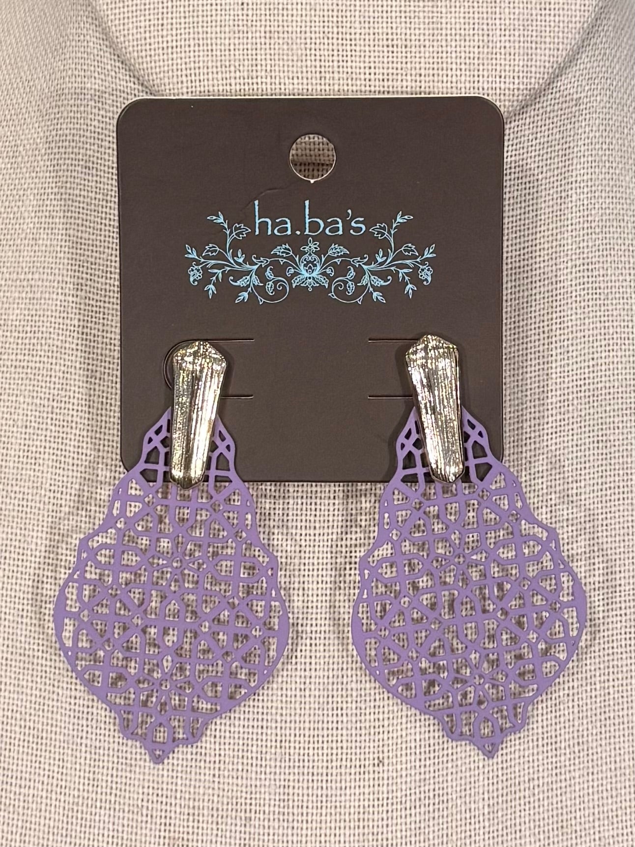 Purple Kenny Earrings