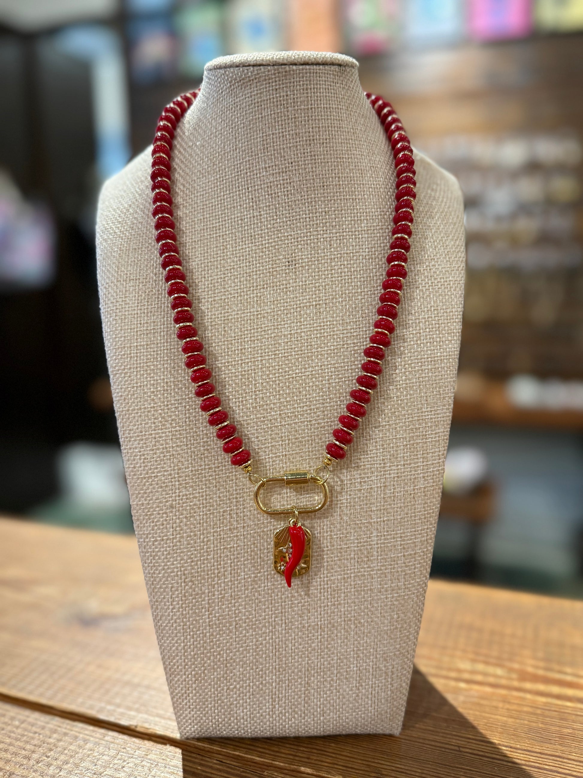 Verve Spicy Hot Charm Necklace