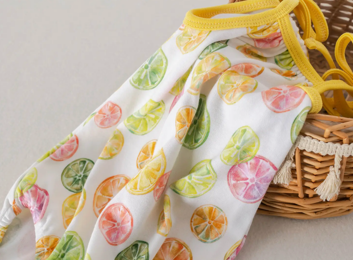 Squeeze the Day Shoulder-Tie Onesie