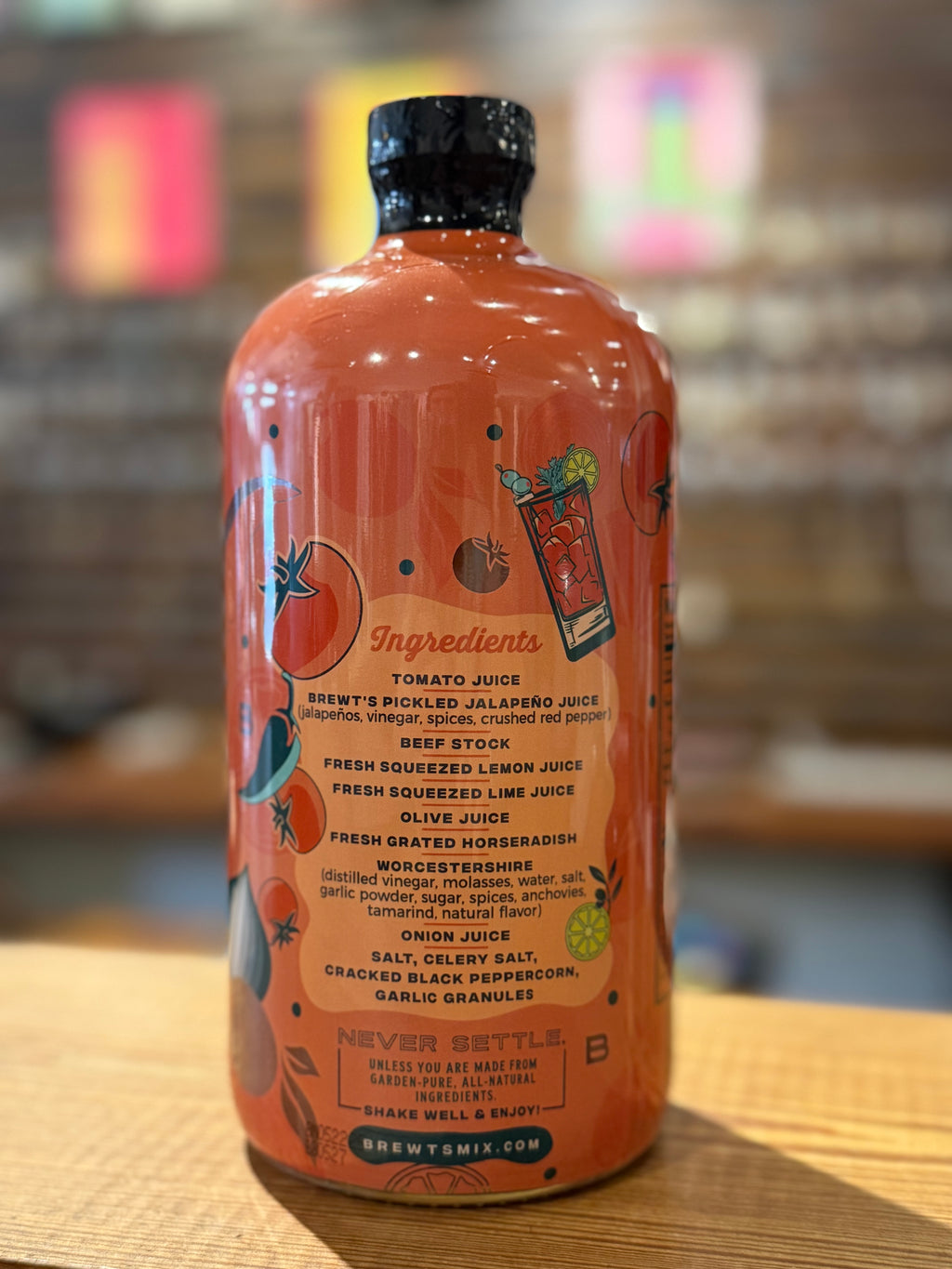 Bloody Mary | All-Natural - Cocktail Mixer 32oz