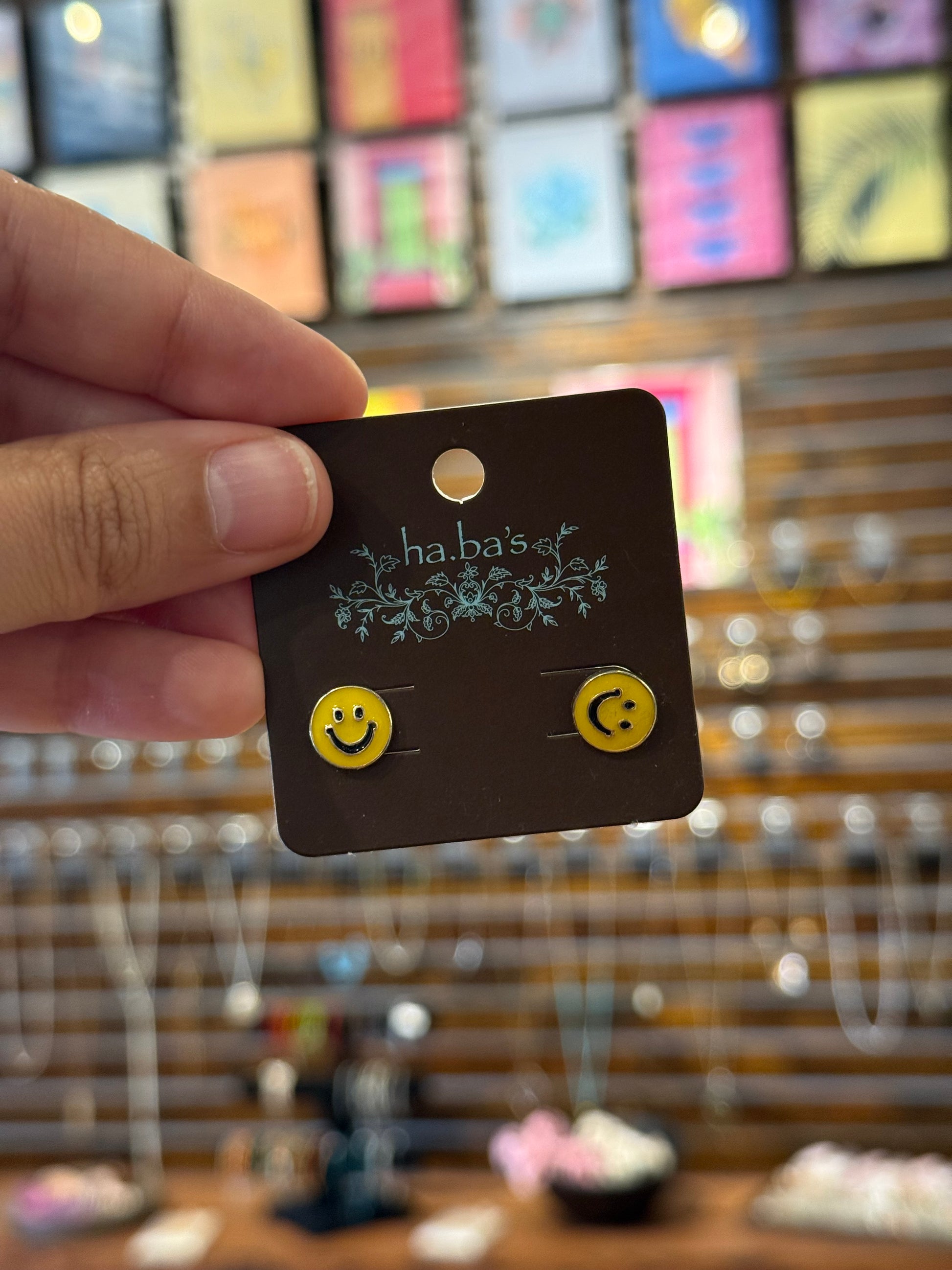 Smiley Face Earrings