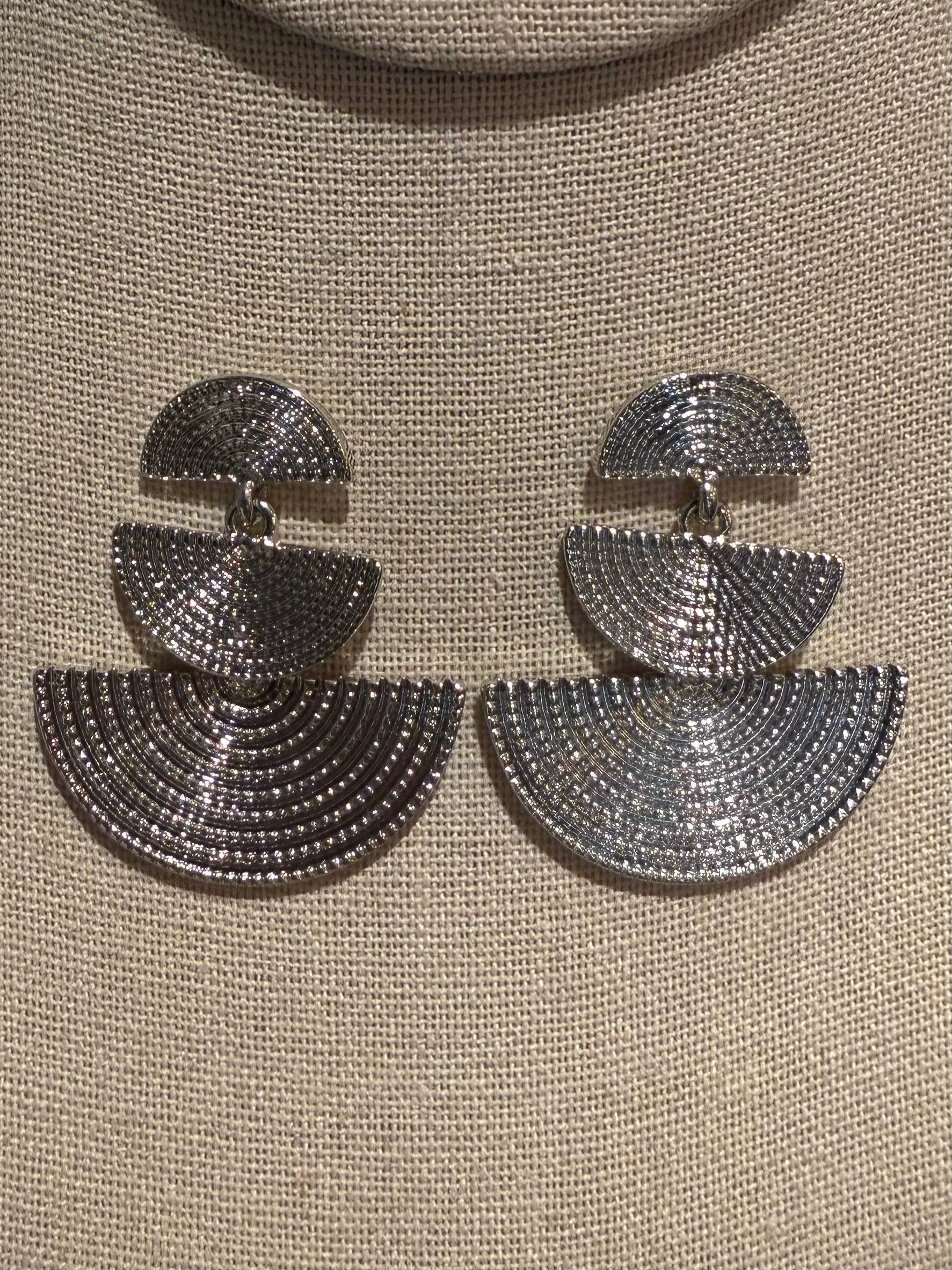 Silver Shinning Earrings