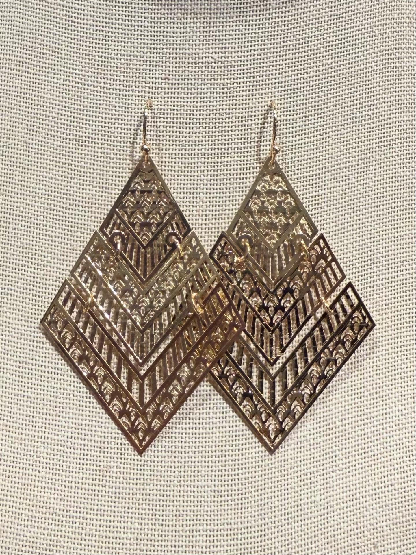 Dangle Gold Earrings