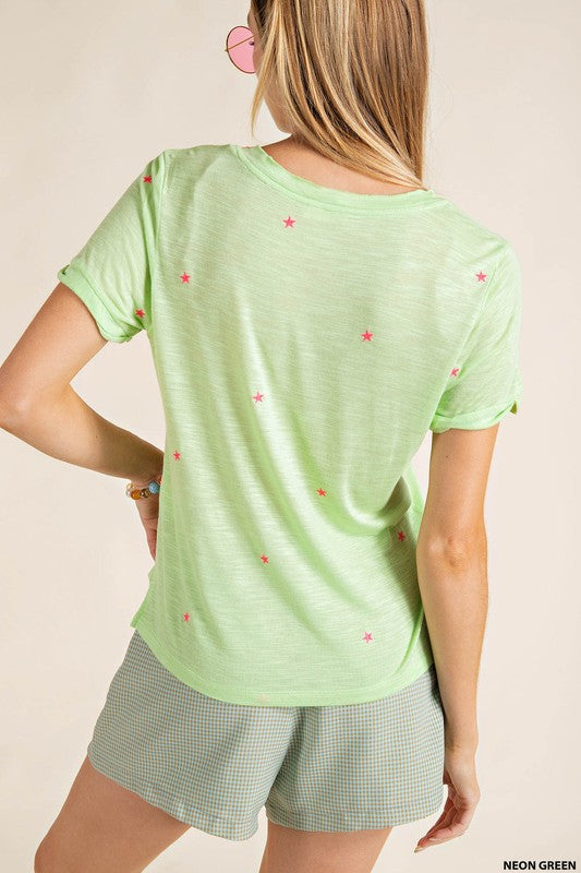 Starry Tee - Green