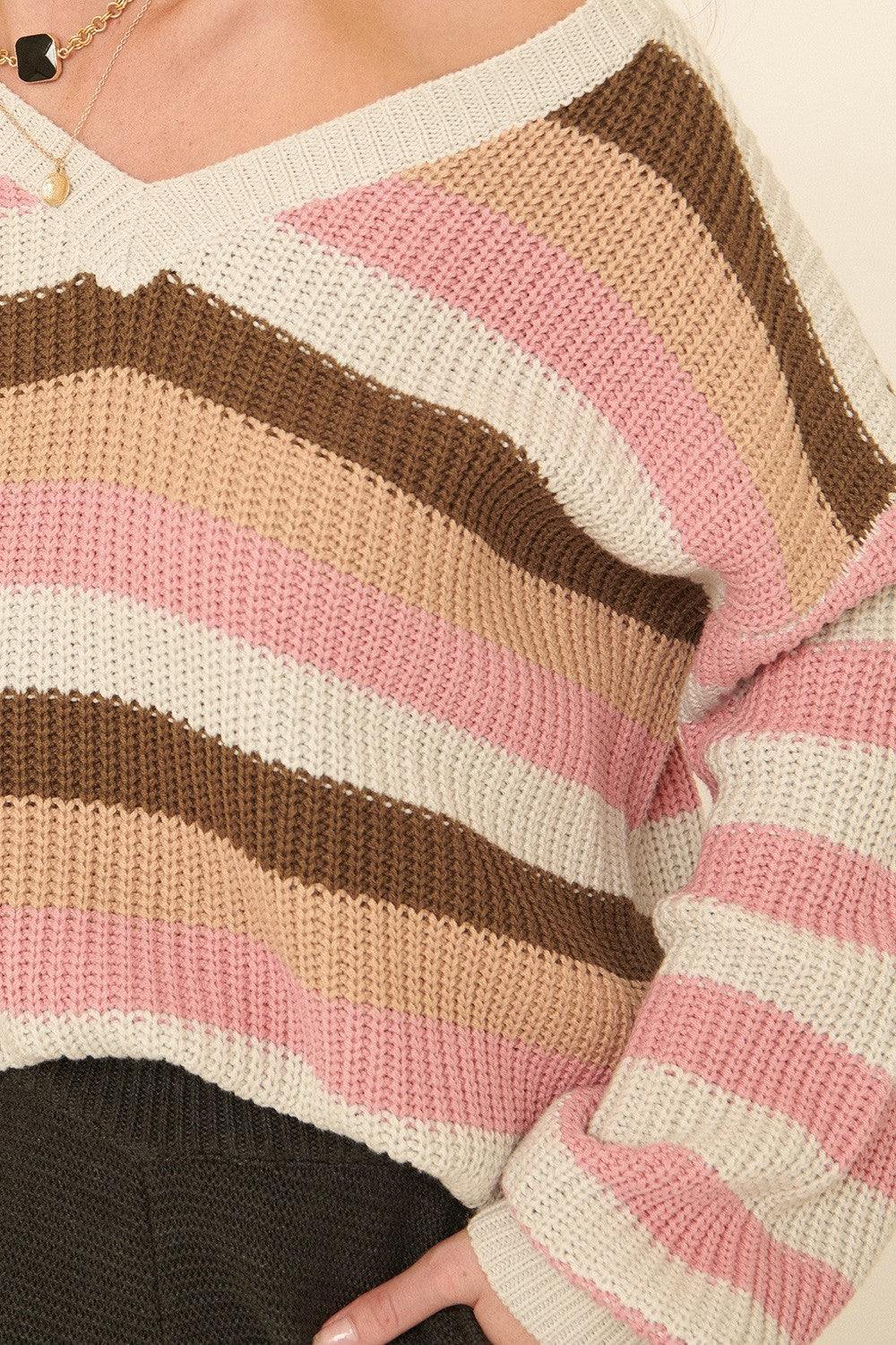 Stacked Sweater - Blush Mix