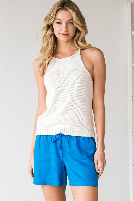 Sapphire Coast Linen Shorts