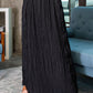 Tufted Dot Maxi Skirt - Black