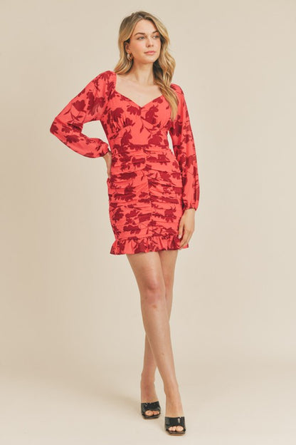 Sweetheart Mini Dress - Raspberry