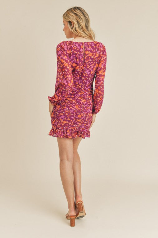 Sweetheart Mini Dress - Plum