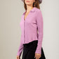 Collared Ribbed Knit - Mauve
