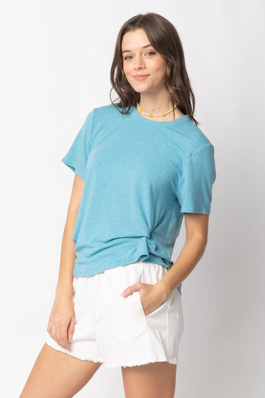 Twist & Shout Top - Blue