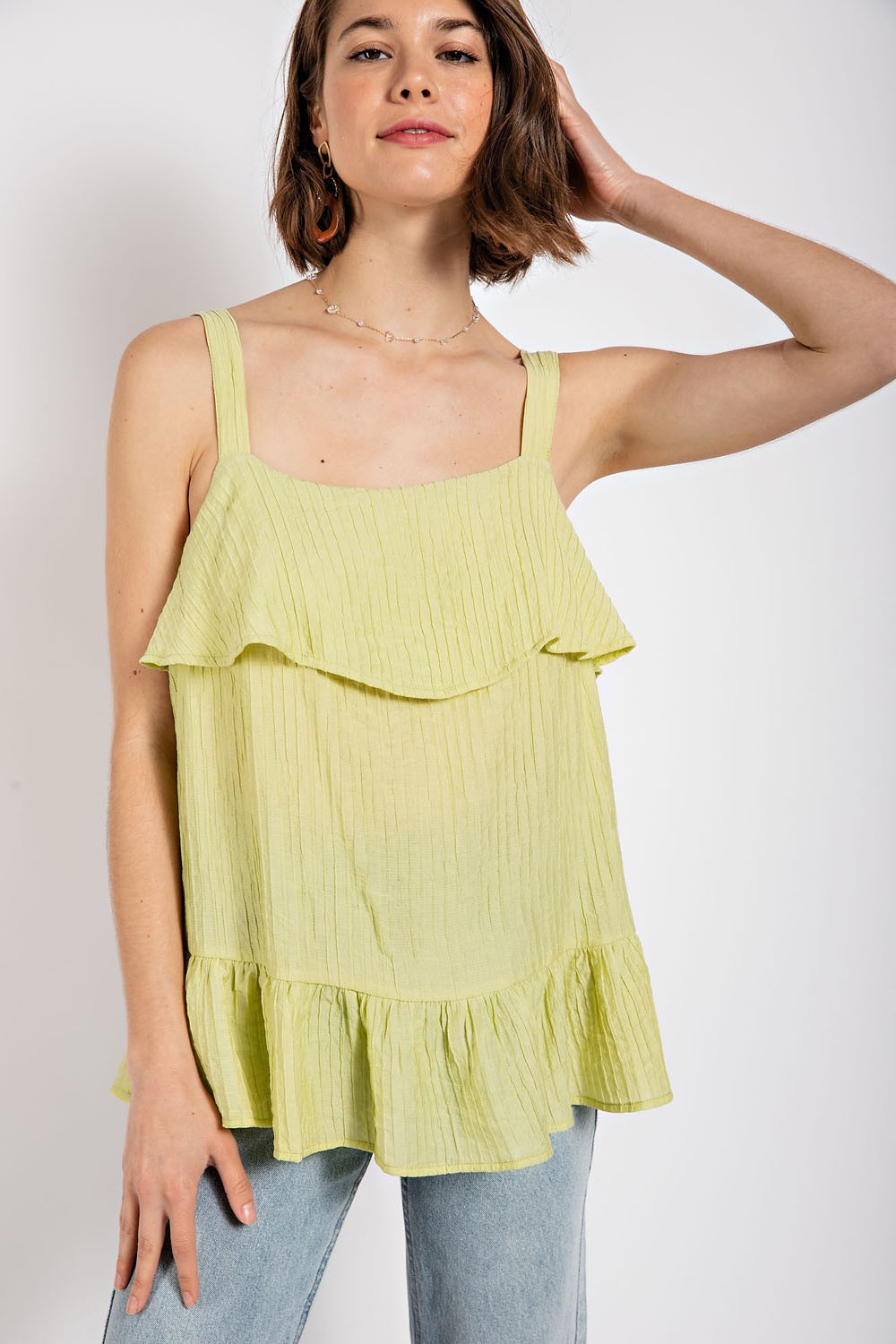 Beach Baby Doll Tank Top