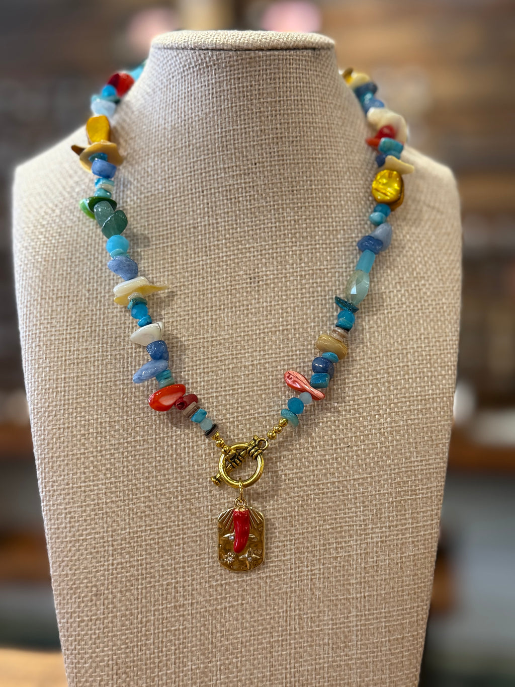 Gemini Necklace - Galaxy Colors