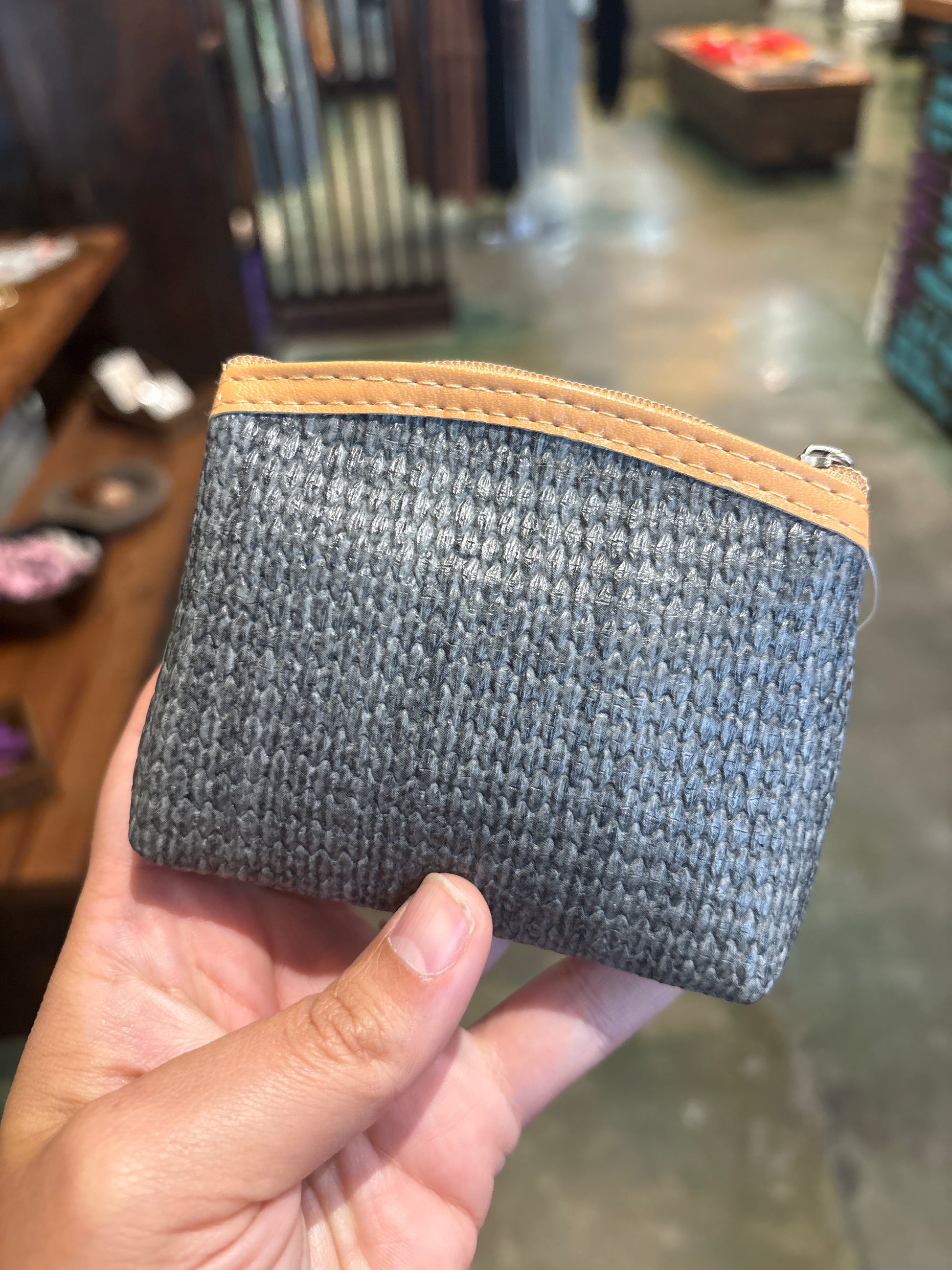 Woven Coin Bag