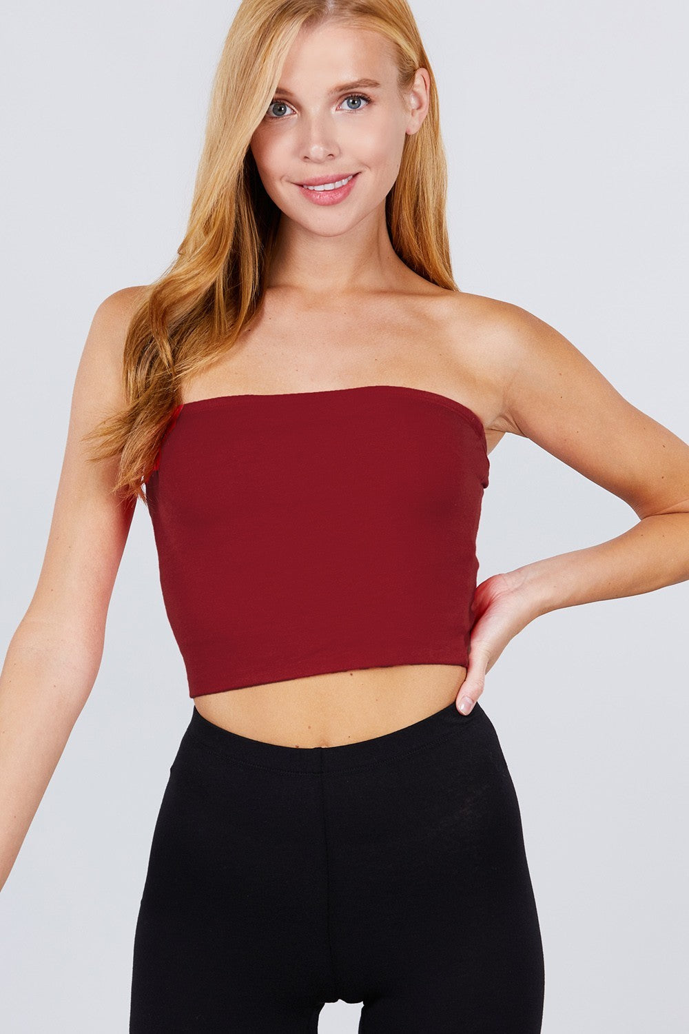 Tube Top -  Burgundy