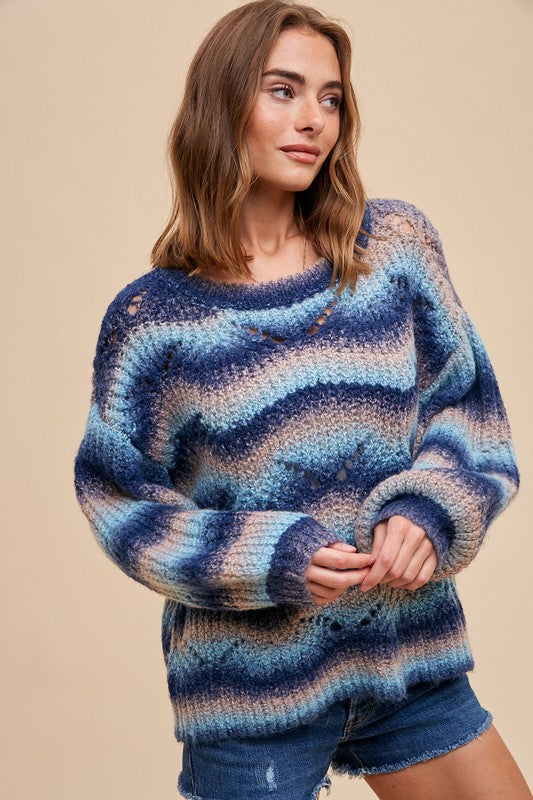 Tidepool Gradient Knit - Blue