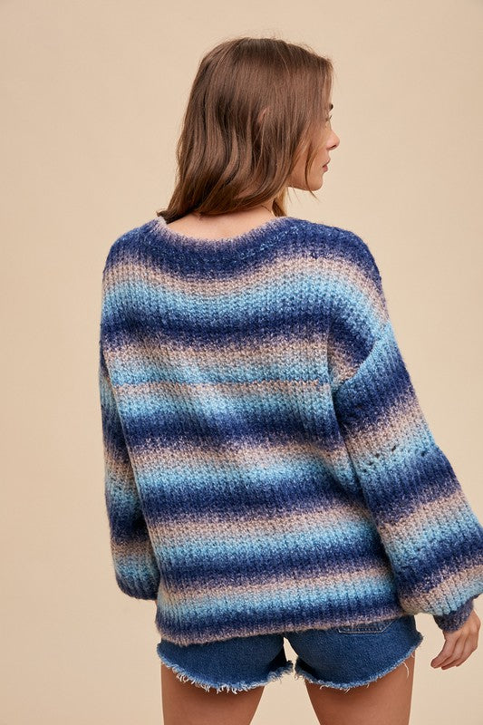 Tidepool Gradient Knit - Blue