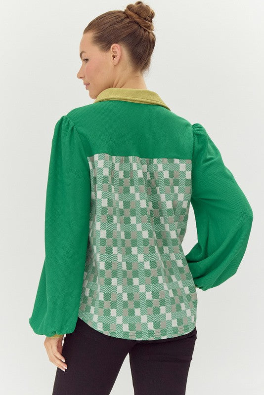Checkmate Top - Green
