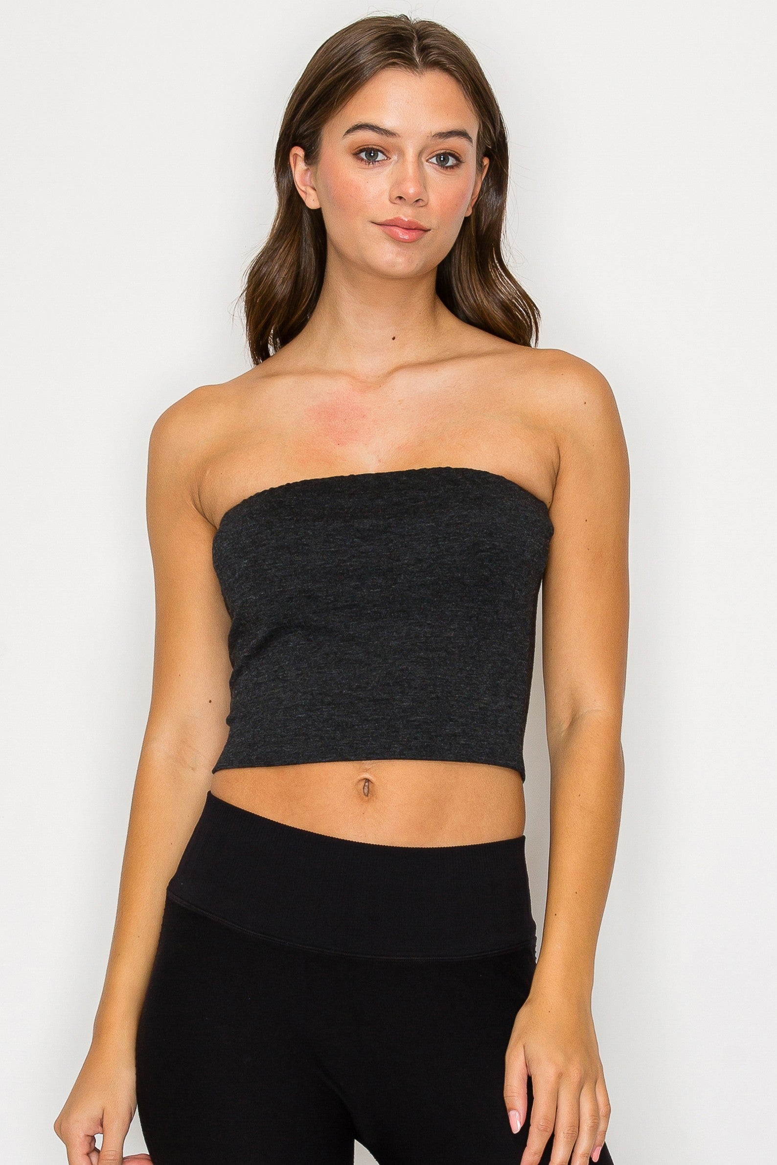 Tube Top -  Charcoal