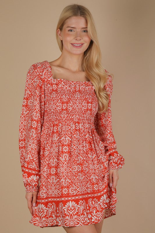 Soluna Dress - Rust