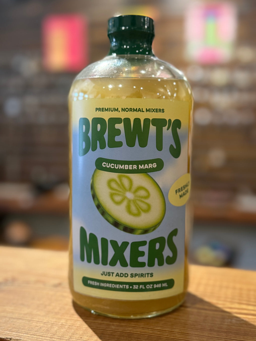 Cucumber Margarita | All-Natural - Cocktail Mixer 32oz