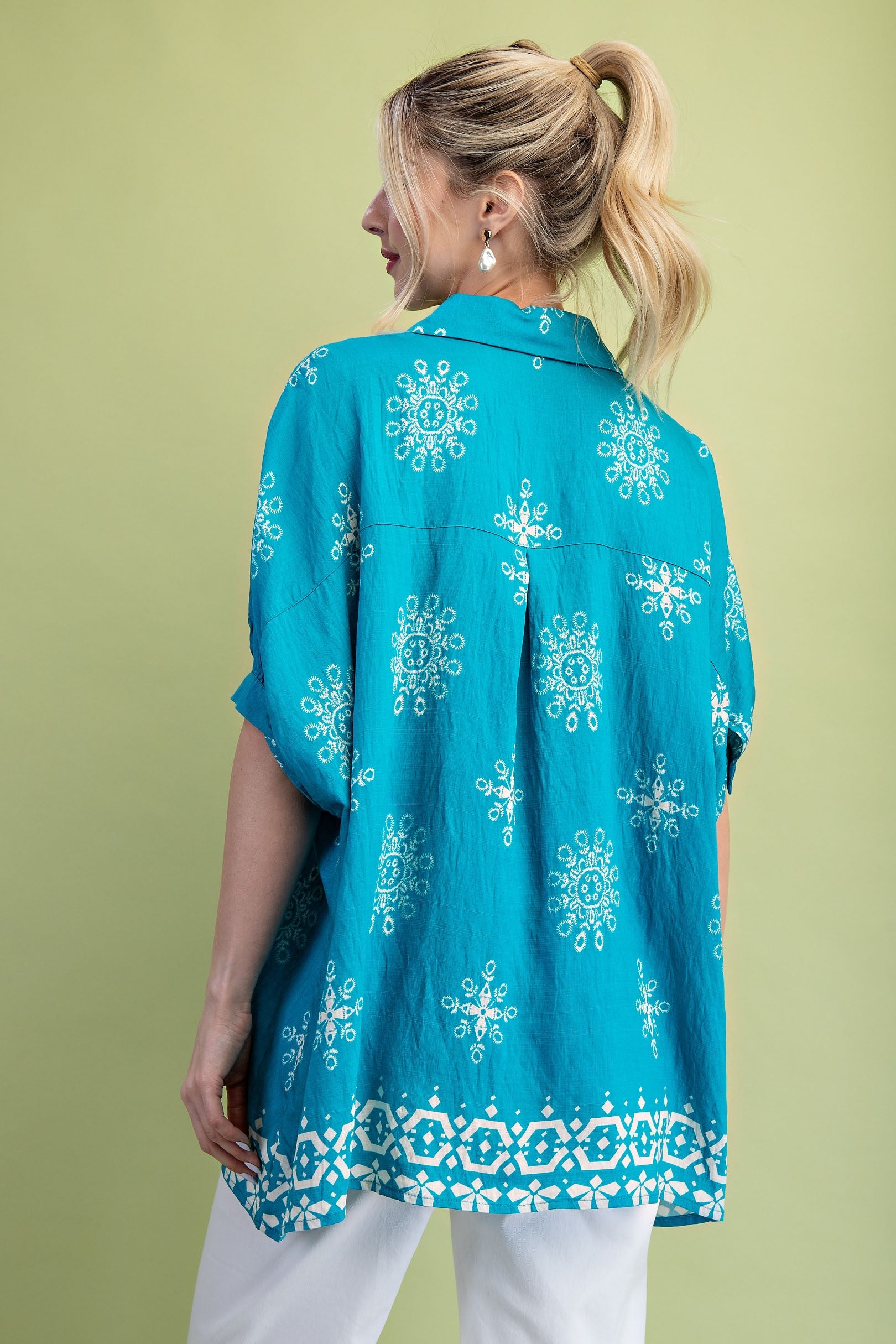 Trips to Tahiti Button Down