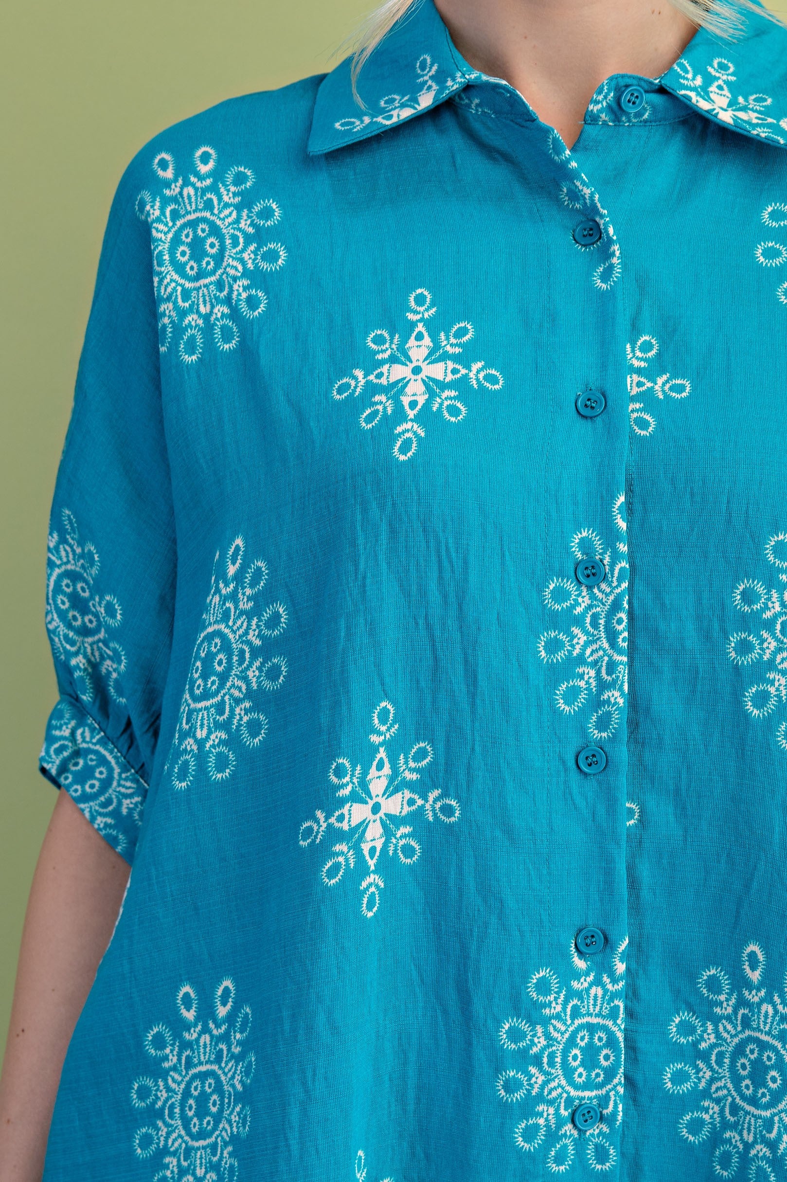 Trips to Tahiti Button Down