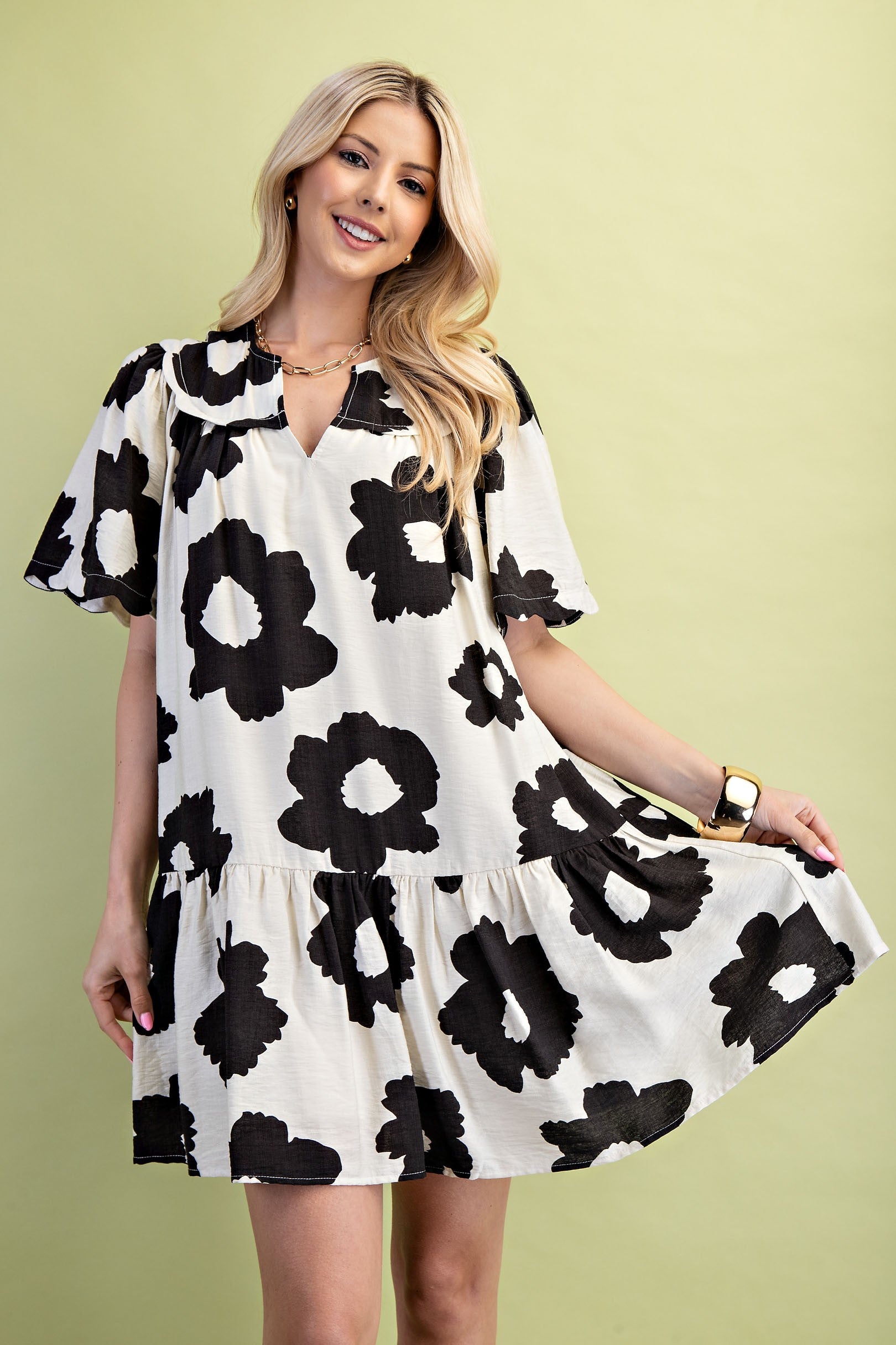 Big Floral - Black