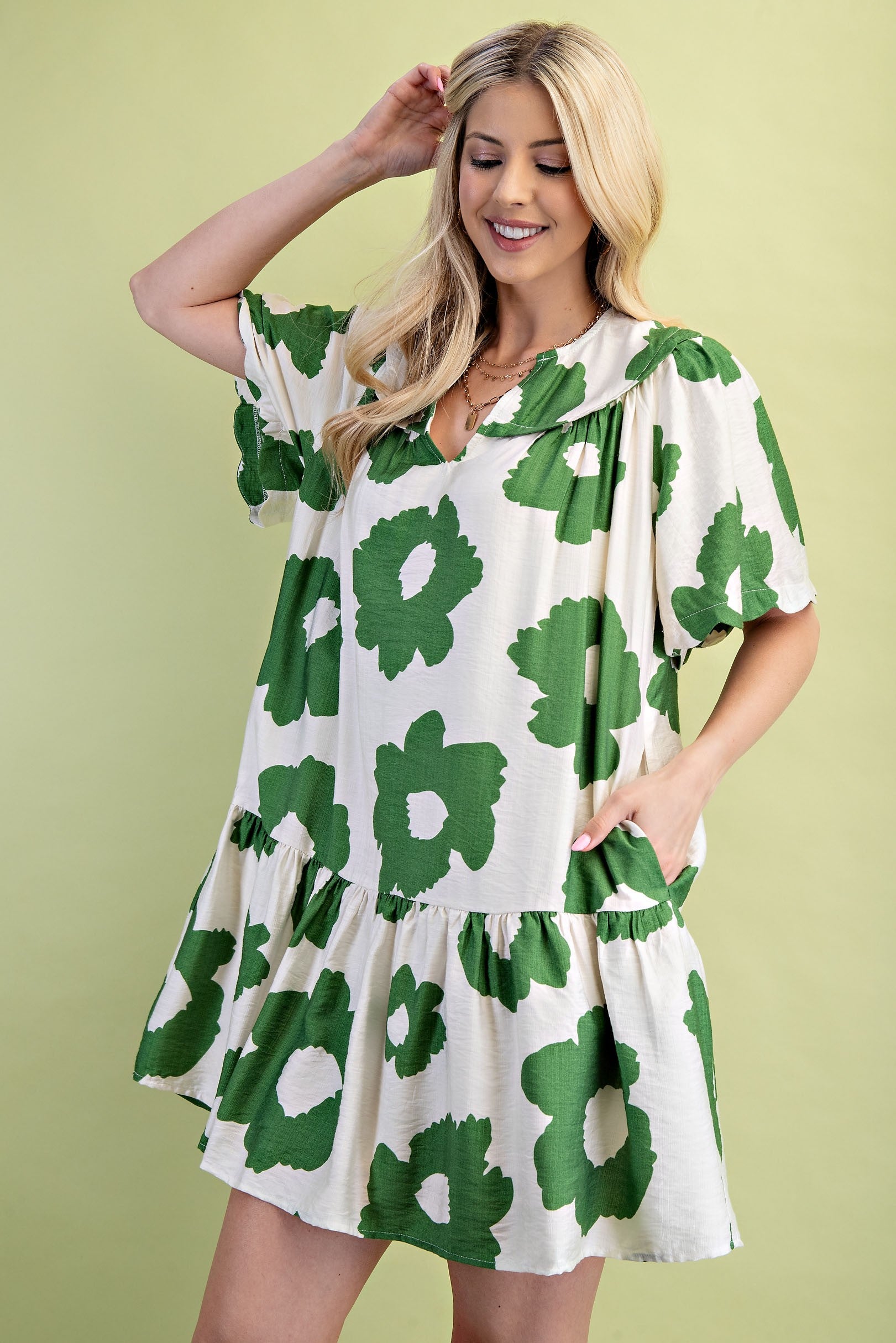 Big Floral - Green