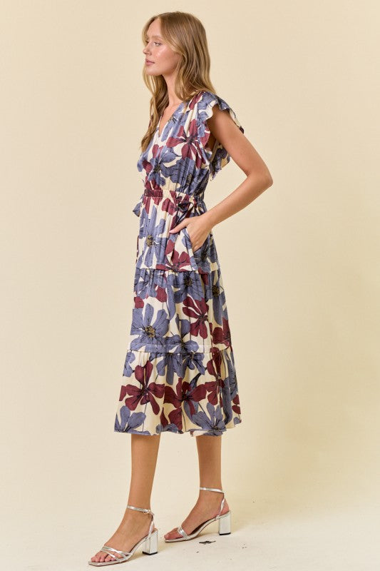 Wild Bloom Midi - Twilight Floral