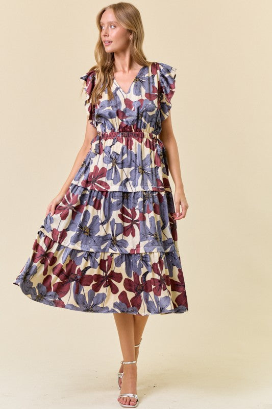 Wild Bloom Midi - Twilight Floral