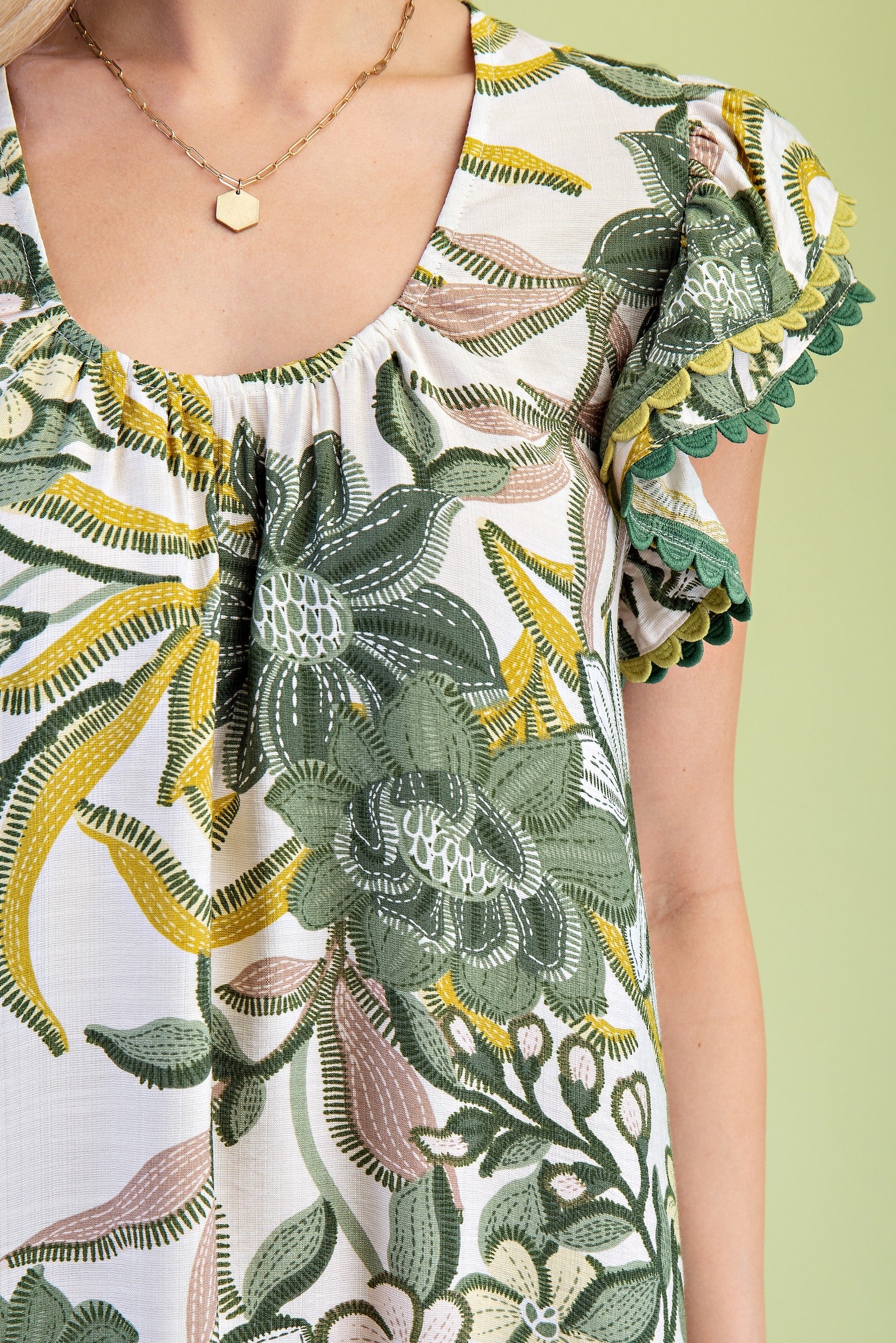 Meadows of Green Dress
