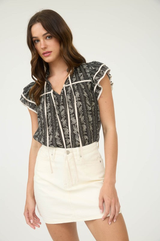 Ramona Ruffle Top