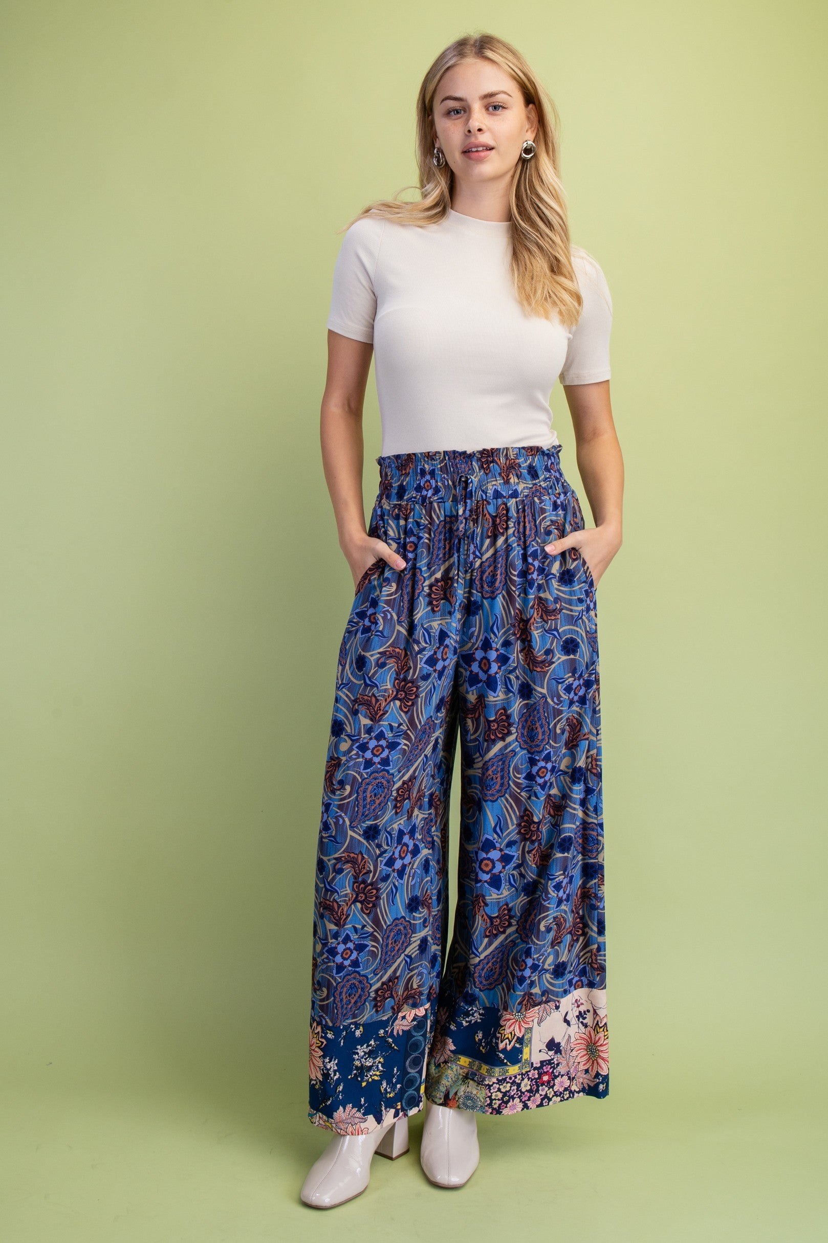 Around The World Pants - Navy