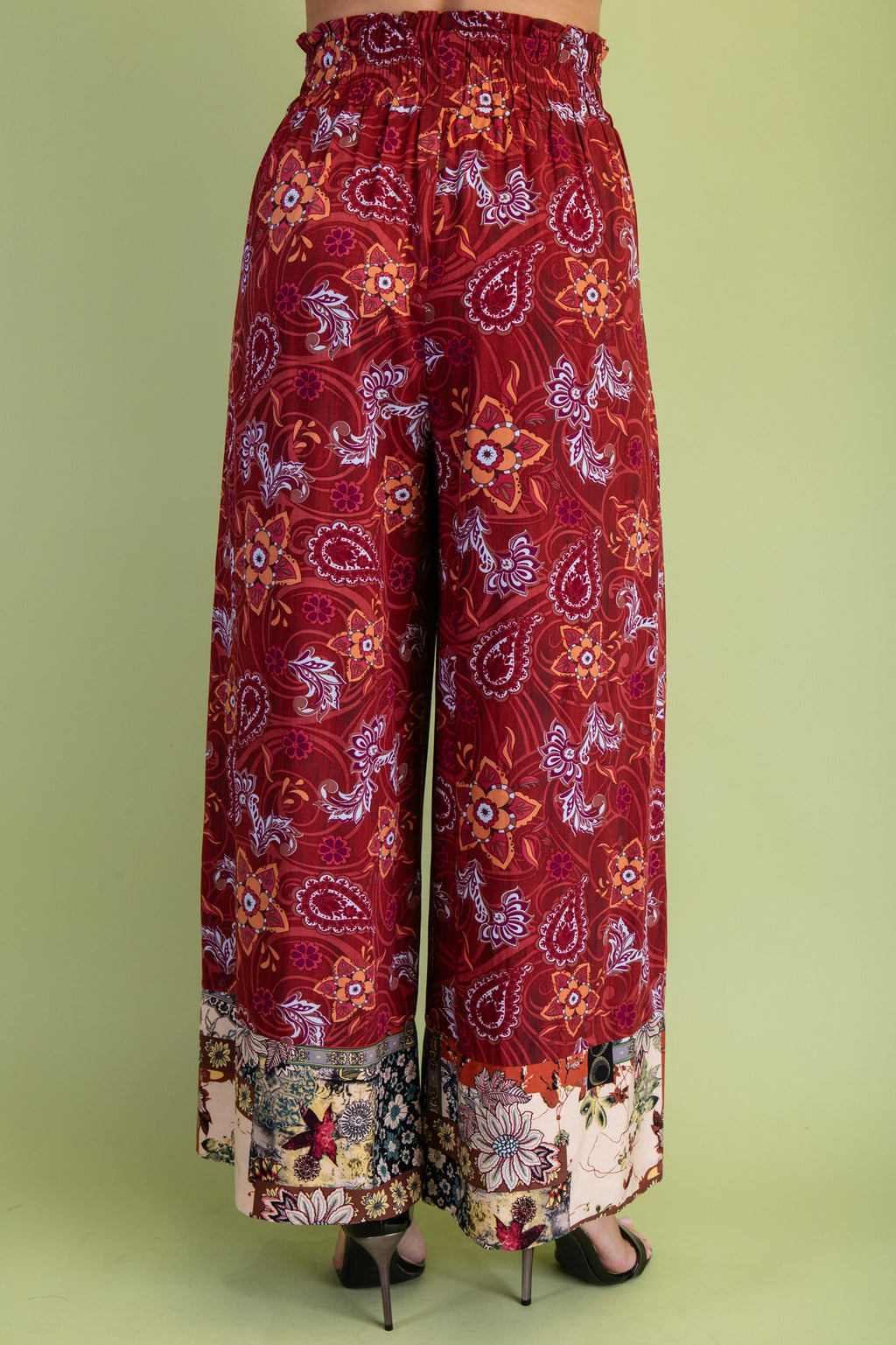 Around The World Pants - Marsala