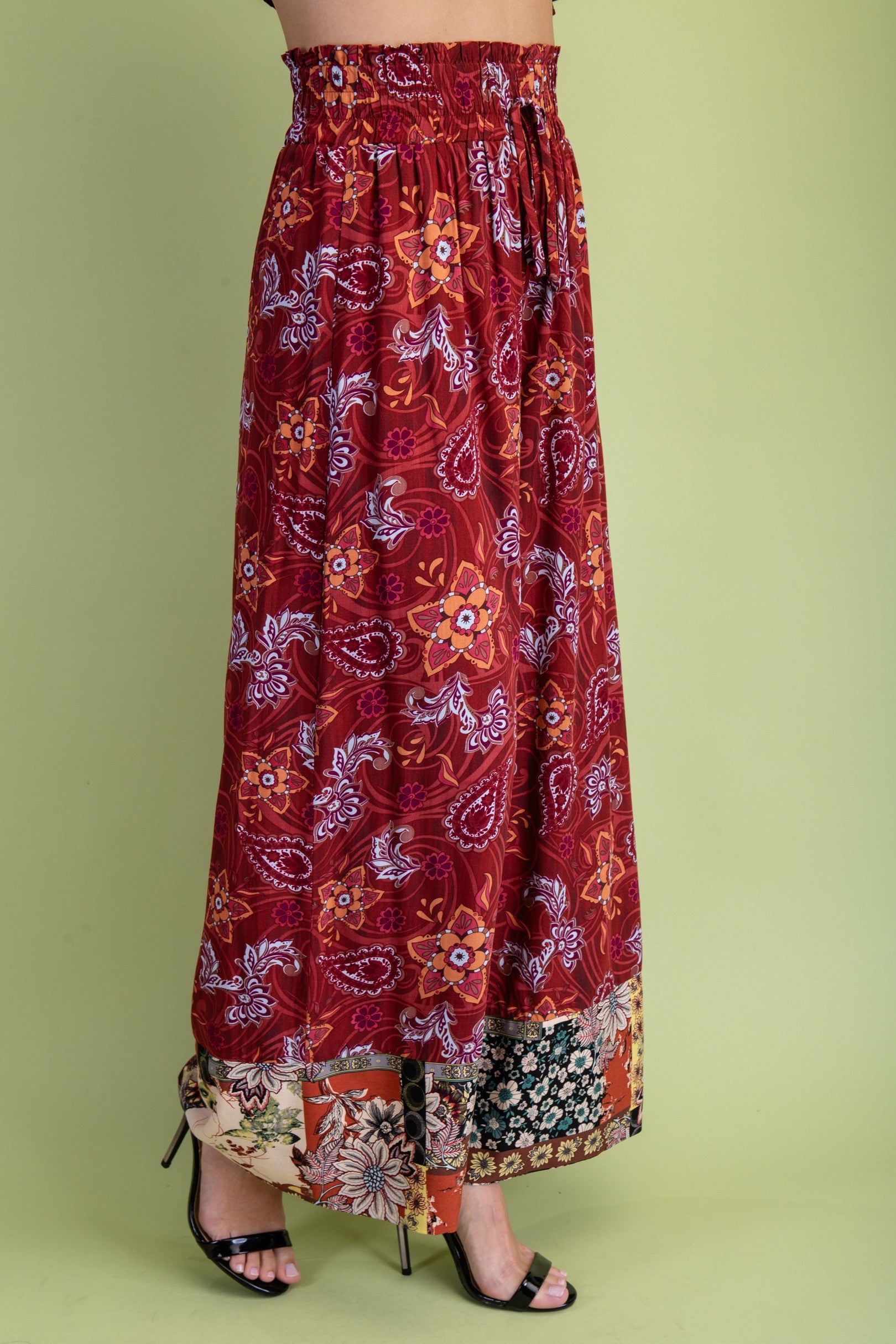 Around The World Pants - Marsala