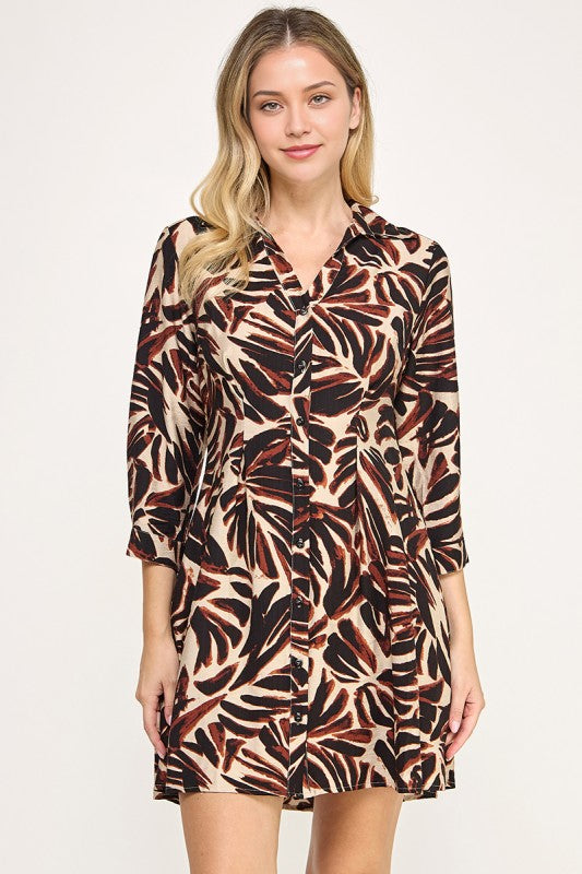 Harbor Dress - Brown