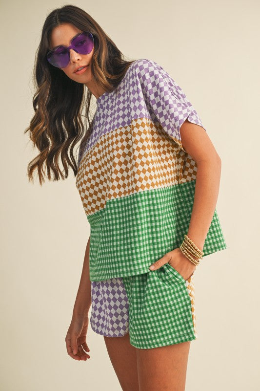 Jester Checker Block Top *PRE-ORDER*