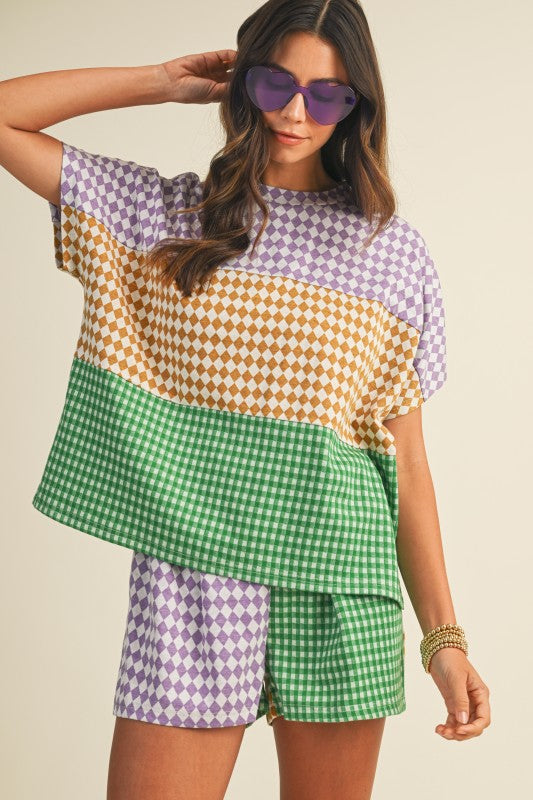 Jester Checker Block Top *PRE-ORDER*