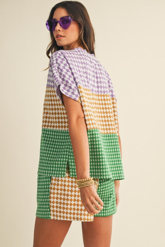 Jester Checker Block Top *PRE-ORDER*