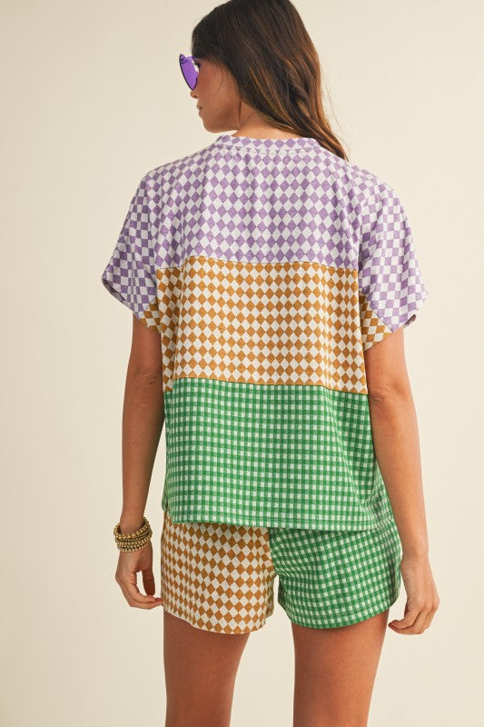Jester Checker Block Top *PRE-ORDER*