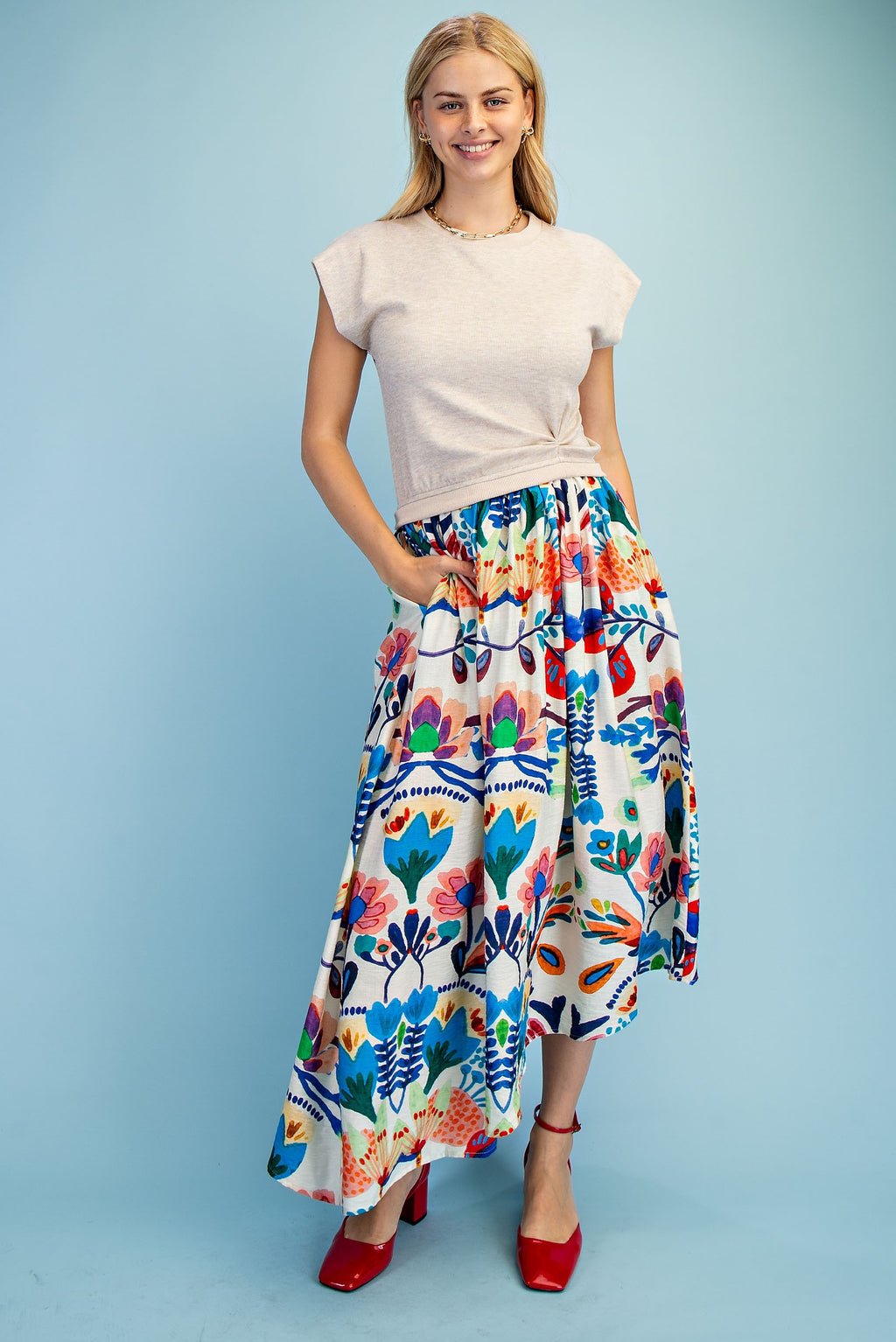 Asymmetrical Artist Dress