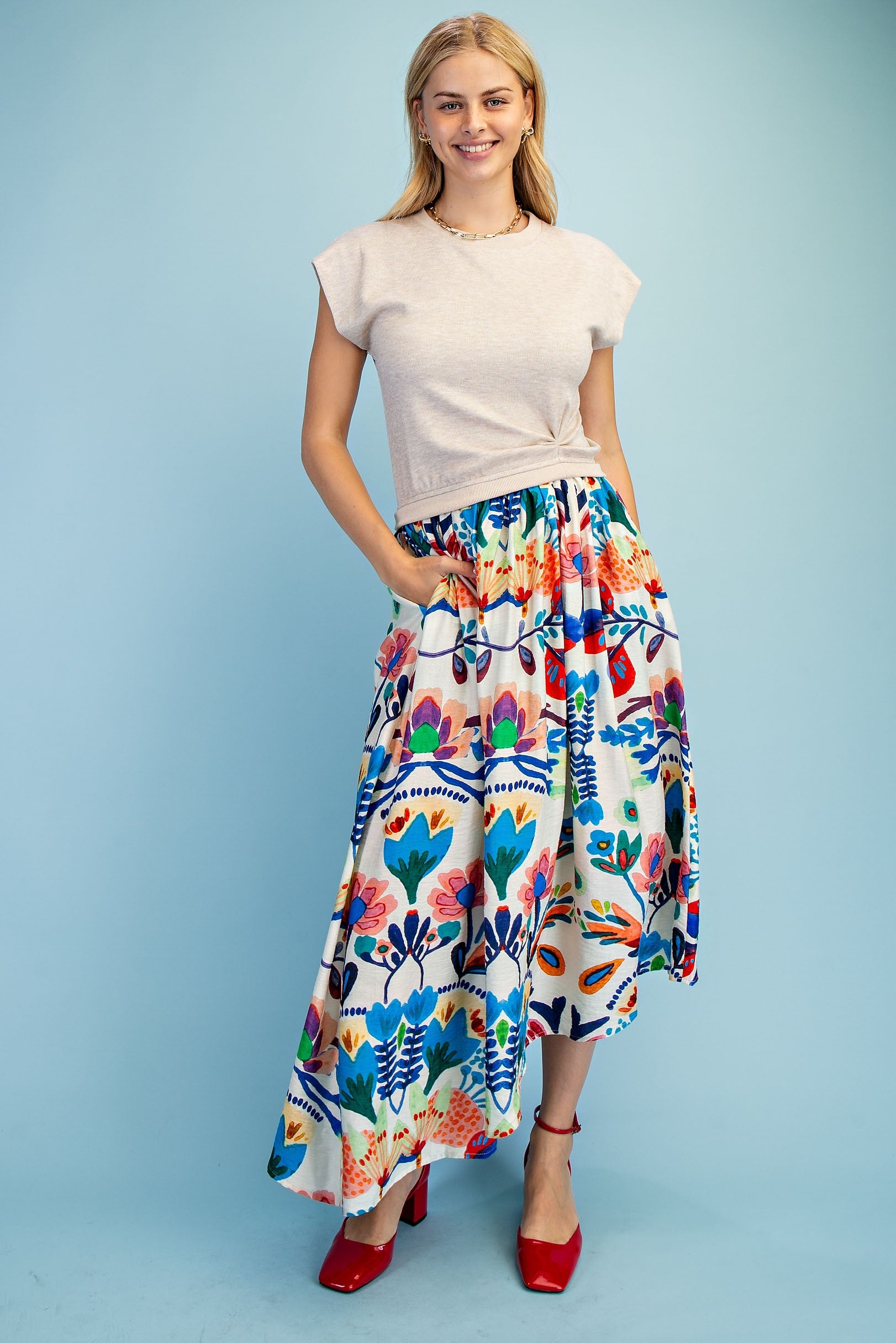 Asymmetrical Artist Dress