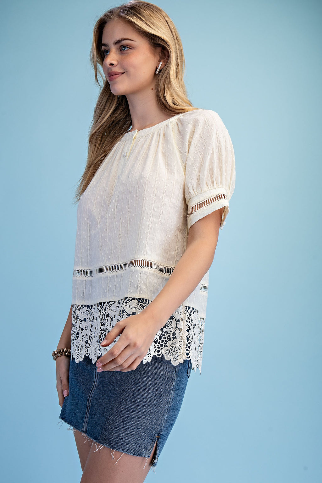 Breezy Lace Blouse