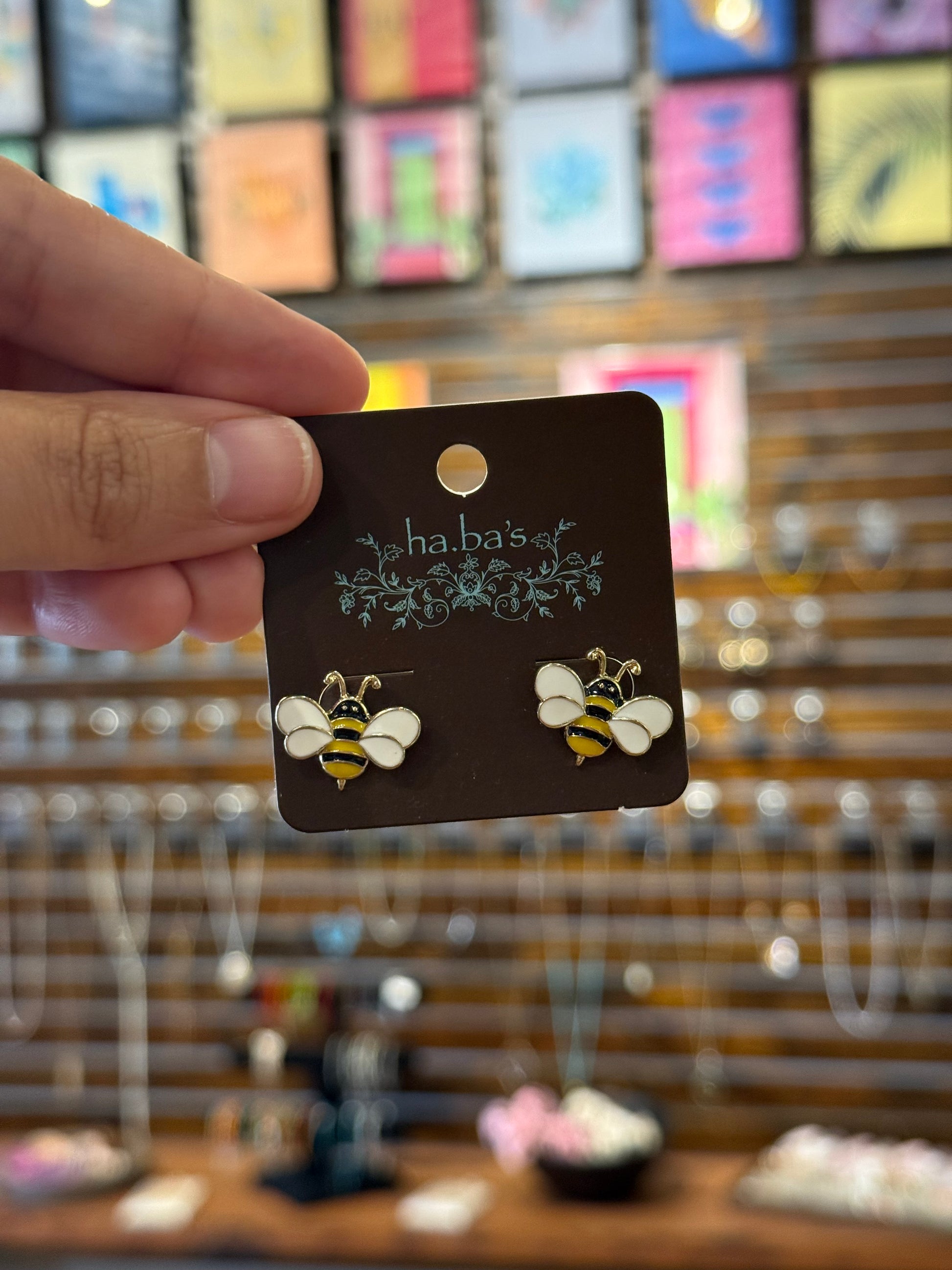 Honey Bee Earrings